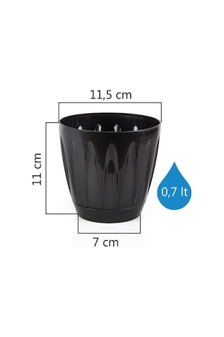 Serinova Papatya Tabaklı Saksı 0.7 Lt 91072776