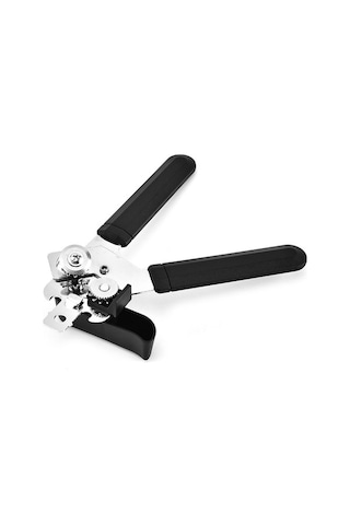 Pazly Pratik Kamp & Ev Kullanımı Siyah Konserve Açacağı Şişe Kapağı Aleti - Çok İşlevli Mutfak Aleti Siyah