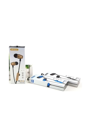 MS-T14 Hafıza Kartı Takılabilir Metal Bluetooth Kulak içi Kulaklık