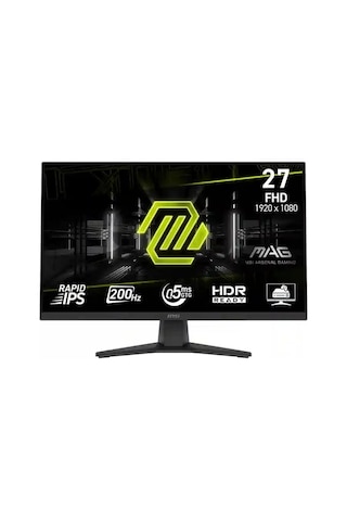 Msi 27" Mag 272f 1920x1080 Fhd 200hz 0.5ms Hdmı Dp Freesync Premium Ips Gaming Monitör
