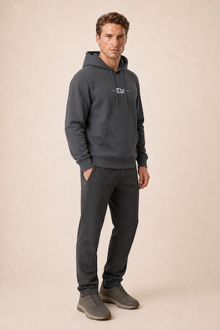 Redline Thenk Yeni Sezon Erkek Regular Fit Kapüşonlu Sweatshirt Antrasit