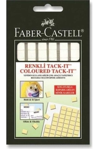 Faber Castell Tack-it Hamur Yapıştırıcı Patafix Beyaz 50 Gr 90 Ad