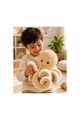 Yumuşak Yastık Peluş Ahtapot Uzun Kollu Deniz Canlısı Peluş Ahtapot Hediyelik