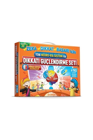 Adeda Dikkati Güçlendirme Seti 6 Yaş + Mısır Seven Mısırcı