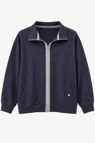 Bb Butik Basic Fermuar Detaylı Dik Yaka Oversize Mevsimlik Sweatshirt Fk3535 Lacivert
