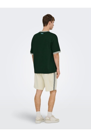 Only & Sons Classiques Caspian Erkek Yeşil Tişört 22037720-pgrv