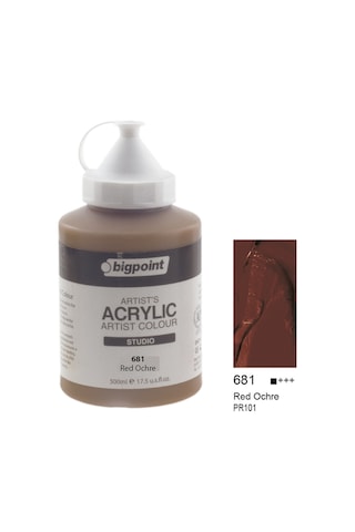 Bigpoint Akrilik Boya 500 ml Red Ochre 681
