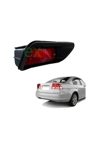Honda Civic Vtec Arka Tampon Sis Lambası 2002-2006 Model Civic Vtec Arka Sis Reflektör