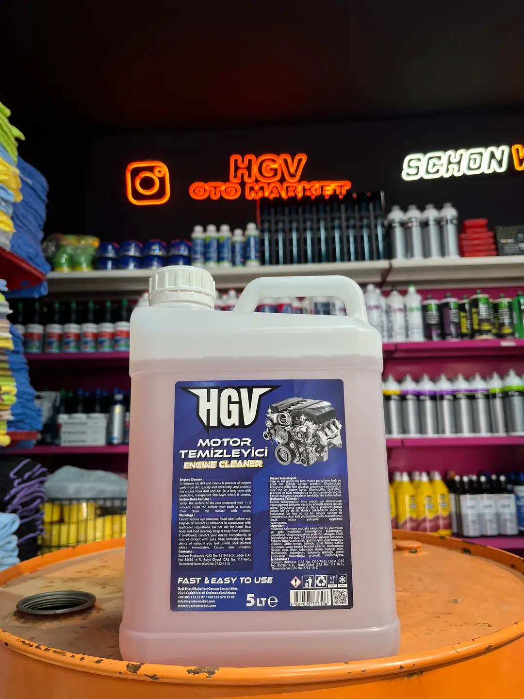 Motor Temizleyici 5lt Hgv