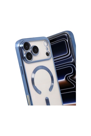 Apple İphone 17 Pro Max Kross Magneticsafe Kapak - Sierra Blue