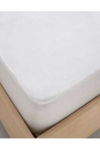 Mycey Çift Kişilik 160x200 Cm Sıvı Geçirmez Fitted Alez Micro Kumaş Alez Beyaz