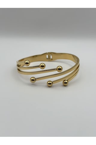 Arnes Jewelry Çelik Dorikalı Kelepçe Ar208nes Gold