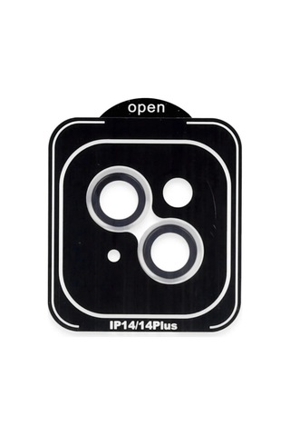 Mey İthalat iPhone Uyumlu 14 Pvd Metal Kamera Lens - Gümüş
