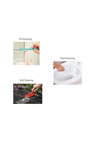 Konesam 4 Adet El Tutuculu Magma Taşı Temizlik Seti - Isıya Dayanıklı, Pp Kollü, 5.3x1.6x1.6 Cm Boyutlu Gri