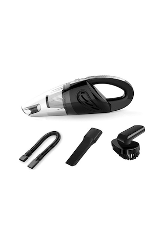 Tongxida Hızlı Şarj Elde Taşınabilir Akülü Araba Süpürge Siyah