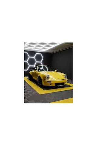 Helios Hs 2822 Hexagonal 200w Petek Led Aydınlatma Lineer Armatür Beyaz Işık Beyaz