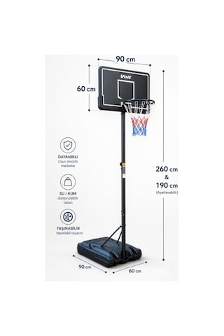 Voit 002e Ayaklı Basketbol Potası