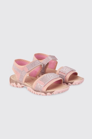 Panço Kız Çocuk Pembe Sandalet 2612gk10016