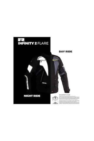Richa Infinity 2 Flare Motosiklet Montu Gri - Sarı - Siyah