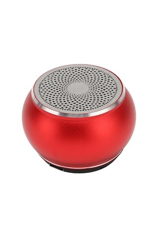 Ximistore9 Alüminyum Mini Bluetooth Hoparlör - Ip67 Su Geçirmez, 5.0 Teknoloji, El İle Arama, 30 Ft Menzil, 2-3 Saat Çalışma Süresi - Kırmızı