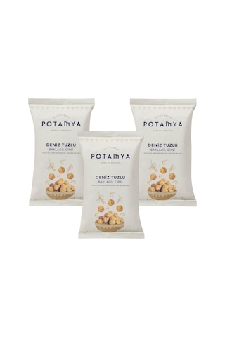 Potamya Deniz Tuzlu Baklagil Cipsi 50 Gr X 3 Adet