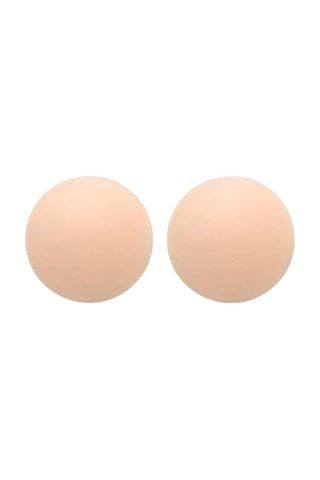 Erdo01ticaret Yapışkanlı Silikon Göğüs Ucu Pedi Seamless Doğal Görünüm Açık Bej
