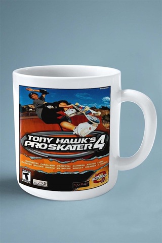Tony Hawk's Pro Skater Oyun Baskılı Kupa Bardak Çift Taraflı Kişiye Özel Model 3 Çok Renkli