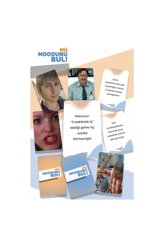 Modunu Bul Mini Ofis - Oyun Kartları