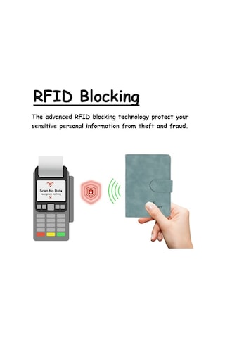 Createtech Pasaport Tutucu Rfıd Engelleme Deri Cüzdan Seyahat Kart Kılıfı Kahverengi Kahverengi