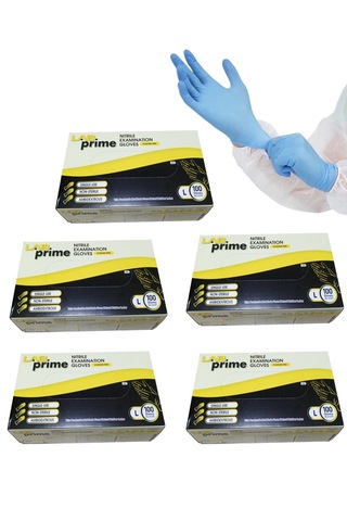 Nitril Eldiven - L Beden - 100'lü Kutu X 5 Adet