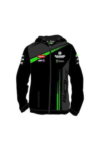 Yamaha Kawasaki Racing Team Sbk Paddock Kapşonlu Mont