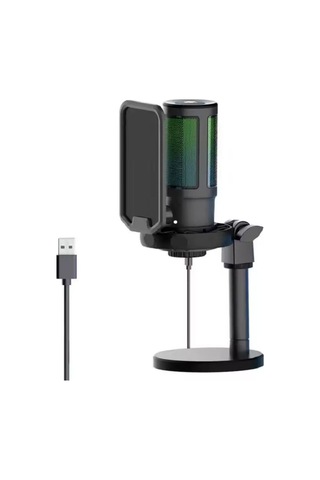 U850 Kayıt Condenser Pop Filtre Kardioid Mikrofon + Tripod