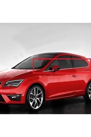 Seat Leon Iıı Cam Çıtası 8 Parça Paslanmaz  Çelik