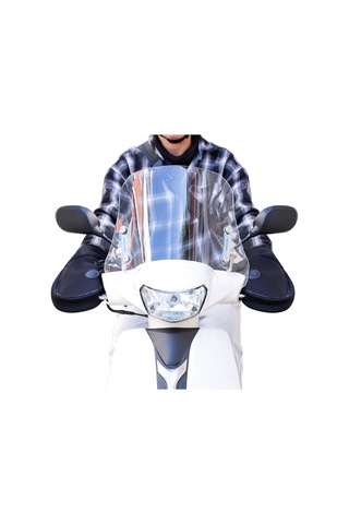 Gajeena Kışlık Motosiklet Eldiveni - Su Geçirmez, Yalıtımlı Ve Rüzgar Koruyucu Siyah Kolluk