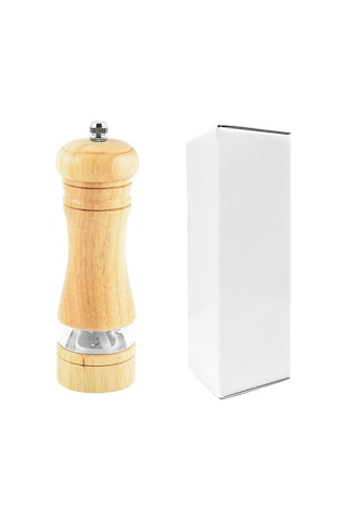 Hombey Ahşap Somonya Biber Değirmeni, Seramik Çekirdekli, Manuel, Modern Minimalist Tasarım, Ev Ve Hediye Kullanıma Uygun, Global Popüler Diğer