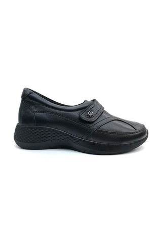 King Paolo U6595 Shoeflex Bunyon - Siyah - Bayan Ayakkabı,Deri Ay