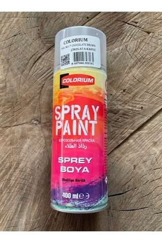 COLORİUM 400ML KAHVRENGİ SPREY BOYA ÇİKOLATA KAHVE SPREY BOYA