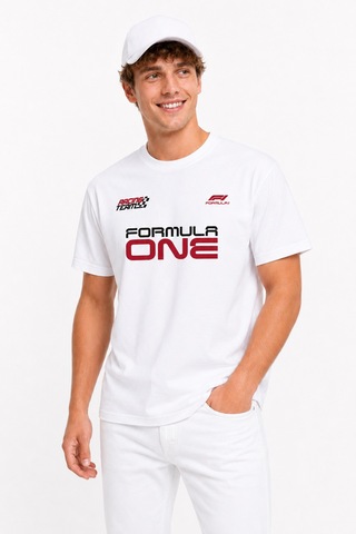 Book Orbook Formula One Racıng %100 Pamuk Heavy Cotton Premıum Kalite T-shırt Y349 Beyaz