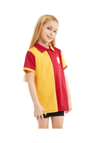 Gsstore Galatasaray Çocuk Match Day Polo T-shirt C212218 Kırmızı - Sarı