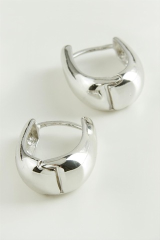 Oval Trend Metal Küpe Çok Renkli