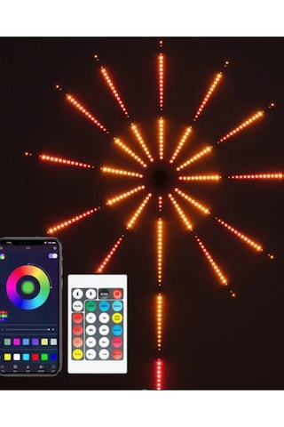 Uygulama Destekli Rgb Led Kutlama Süsü Duvar Aydınlatması Renkli 67935184