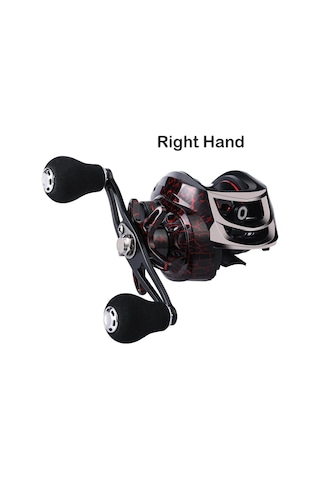 Çok Renkli Baitcasting Reel 18 + 1bb 8.1:1 Tatlı Su Tuzlu Su Balıkçılığı İçin Yüksek Hızlı Balıkçılık Reel Döküm Makarası Sağ El