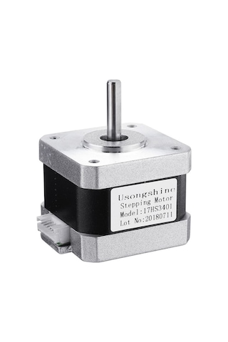 17hs3401 Nema 17 Step Motor 0.28n.m D Mil 2 Faz 1.3a 1.8 Derece 200 Adım Tork 3d Yazıcı Printer