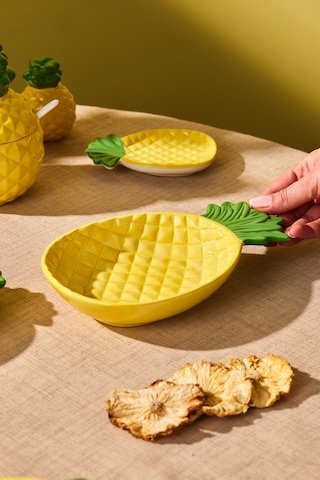 Karaca Pineapple Kase 20 Cm sarı