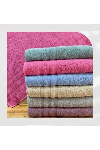 Bilmar Bukle Dray Banyo Havlusu 70 X 140 Cm X 6 Adet Çok Renkli