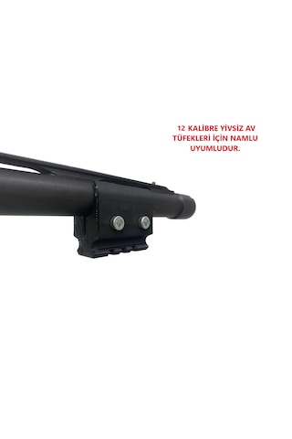 Ovis Outdoor 12 Kalibre Yivsiz Tüfekler Için Namlu Uyumlu Pikatini Ray Adaptör