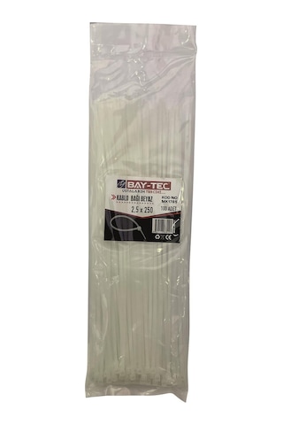Baytec Cırt Kelepçe Beyaz 2,5 200 Mk1784