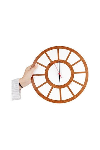 Sublimasyon Mdf Duvar Saati 12 Fotoğraflı 34 Cm Çok Renkli