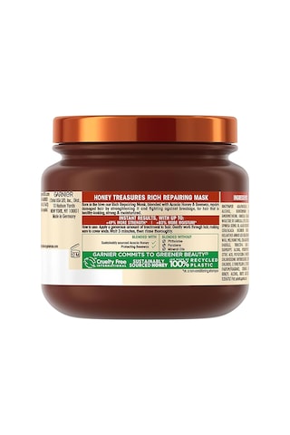 Garnier Whole Blends Honey Treasures Onarıcı Saç Maskesi 340ml