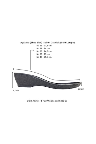 Foottab Örgü Ayakkabı Terlik Tabanı 56
